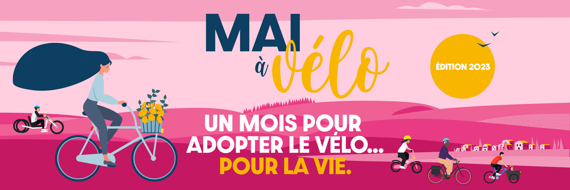 Affiche Challenge vélo 2023