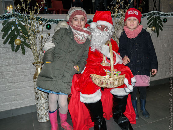 Souvenir avec le père Noël