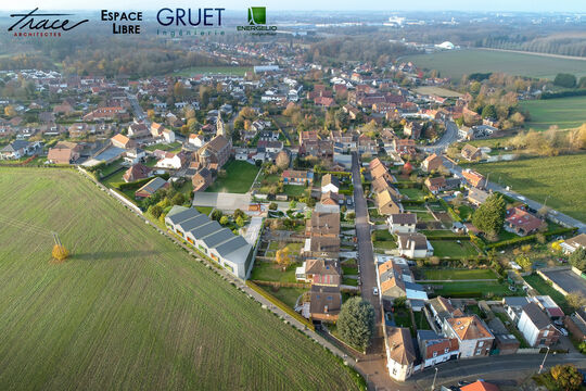 Vue aérienne du projet Lauréat Trace Architectes
